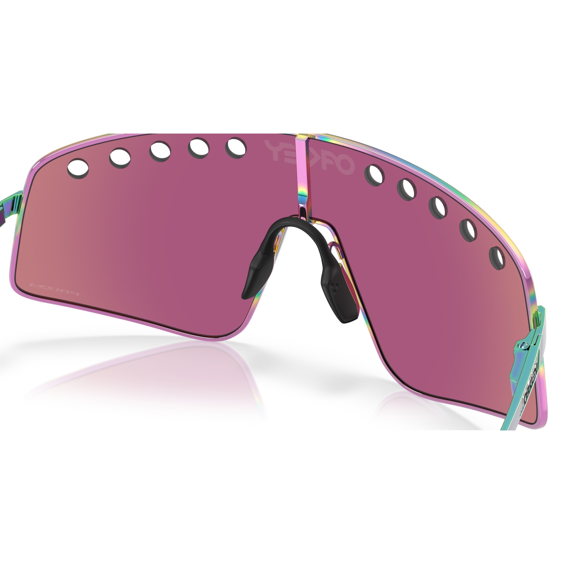 Oakley Sutro TI Sweep Glasses - Polished Oil Slick/Prizm Road Jade