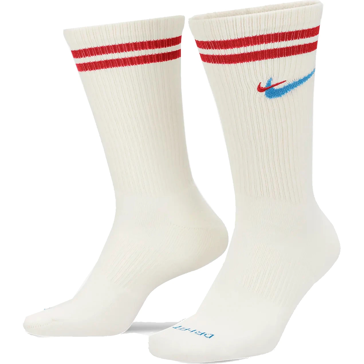 Produktbild von Nike Everyday Plus Cushioned Crew Socks - sail/university red/university blue DQ9165-134