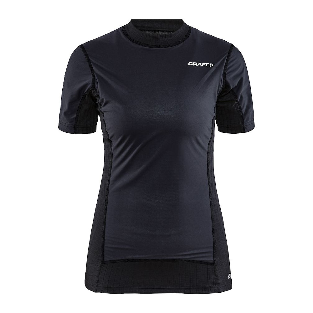 Image of CRAFT Active Extreme X Wind Women's T-Shirt - Black/Granite