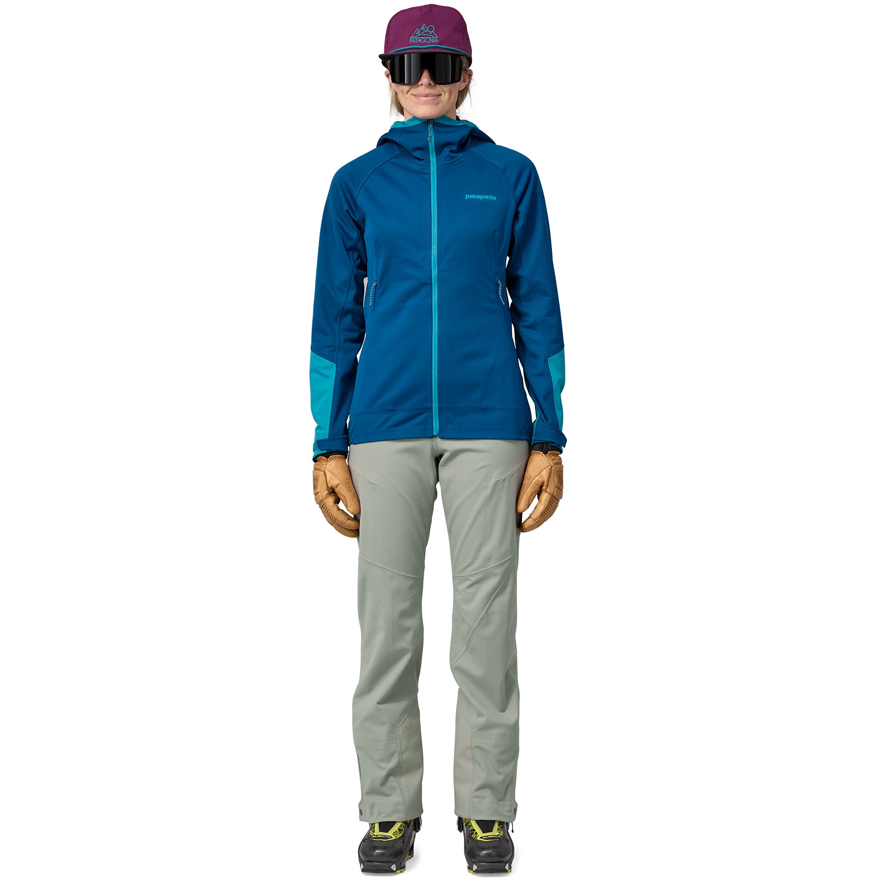 Patagonia Upstride Pants Women Cosmic Gold BIKE24