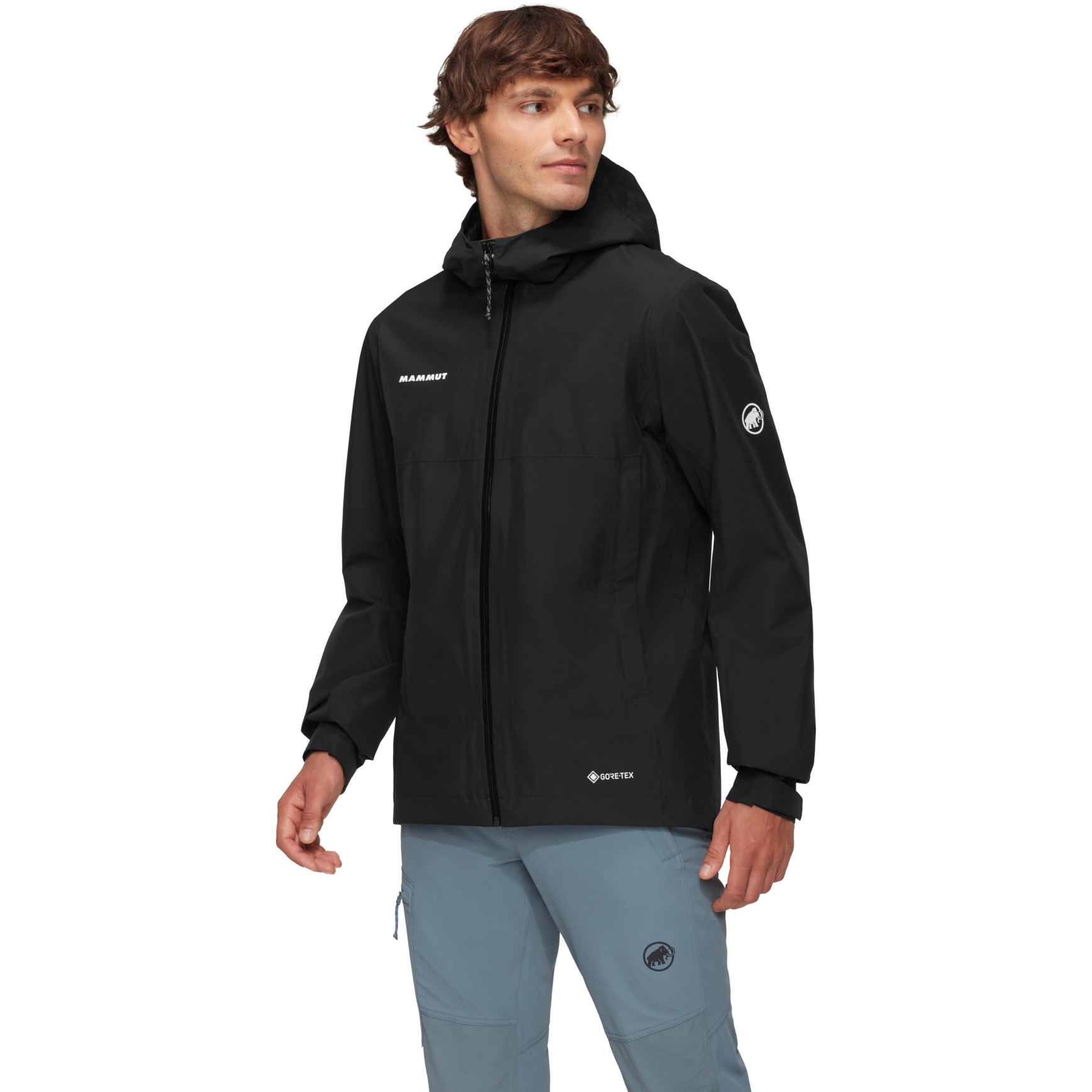 Mammut Veste à Capuche Hardshell Homme Treeline noir