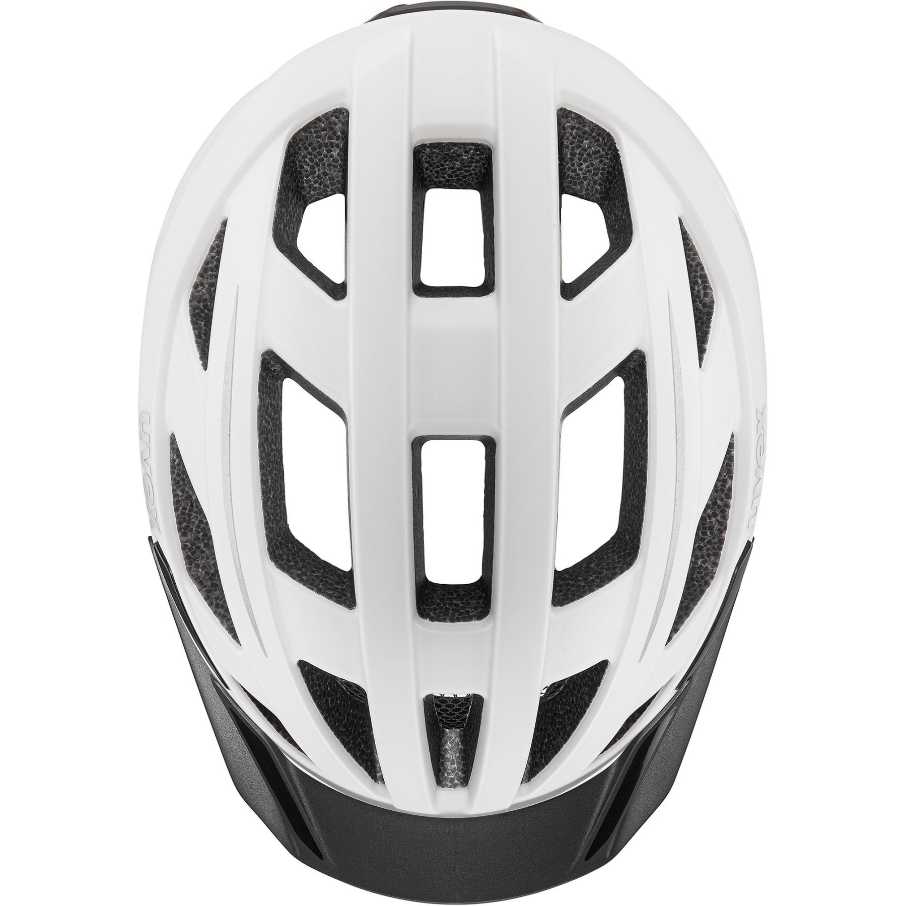 Uvex City 4 Casco Bicicletta Unisex – White Skyfall Matt, Taglia 55-58 Cm, Superleggero Con Luci LED
