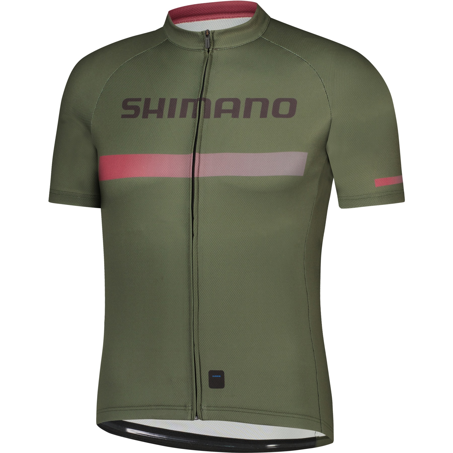 Picture of Shimano Logo Short Sleeve Jersey - warm olive