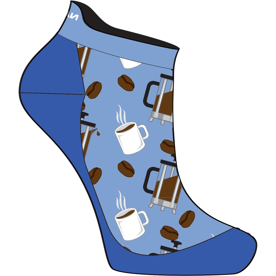 Image de Nathan Sports Chaussettes - Speed Tab - Vapor Blue Coffee