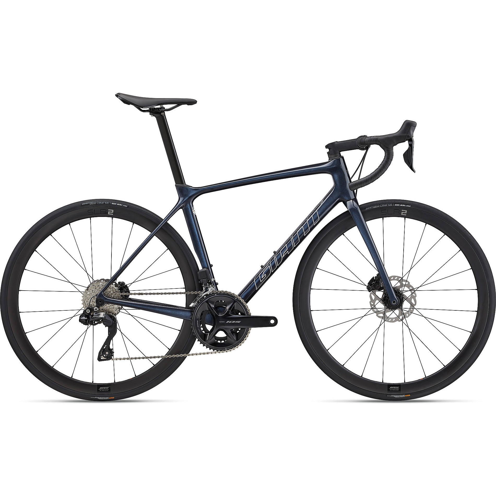 Productfoto van Giant TCR ADVANCED Disc 1+ - Carbon Racefiets - 2023 - cold night