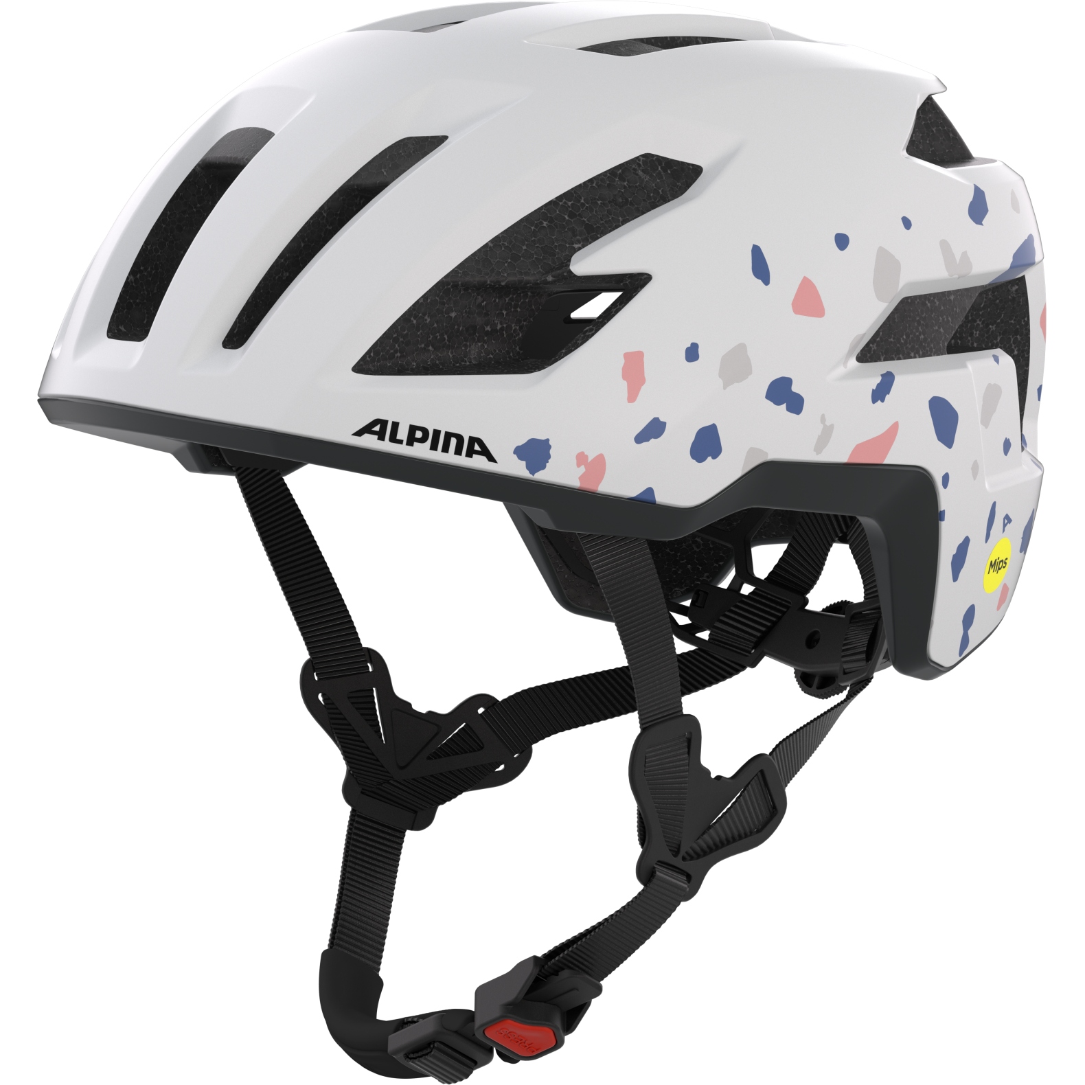 Produktbild von Alpina Taunus Gravel MIPS Helm - creme-terrazo matt