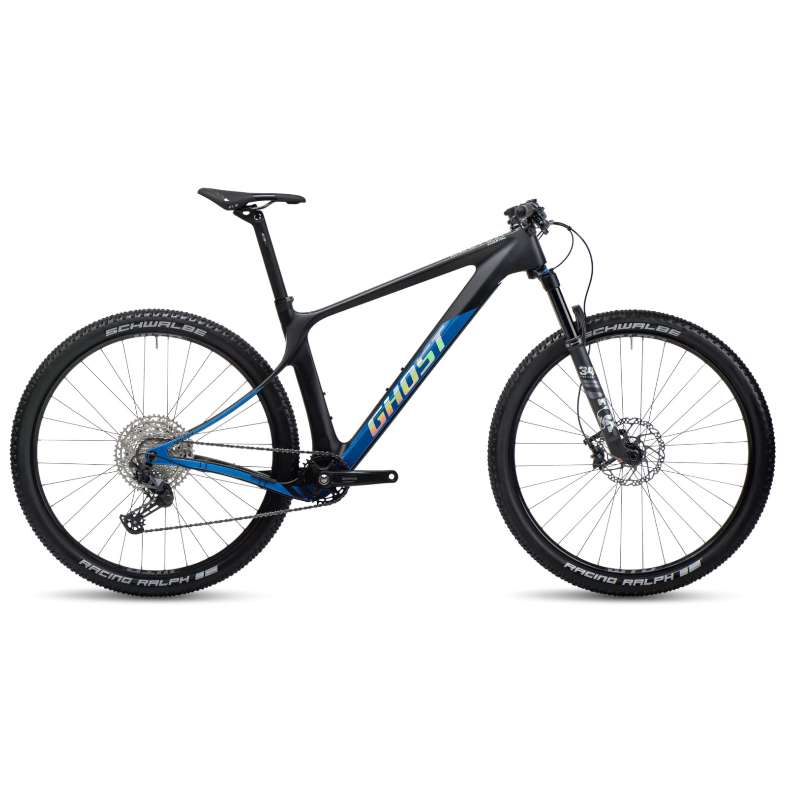 Picture of Ghost Lector SF LC Essential - 29&quot; Carbon Mountainbike - 2023 - raw carbon / blue