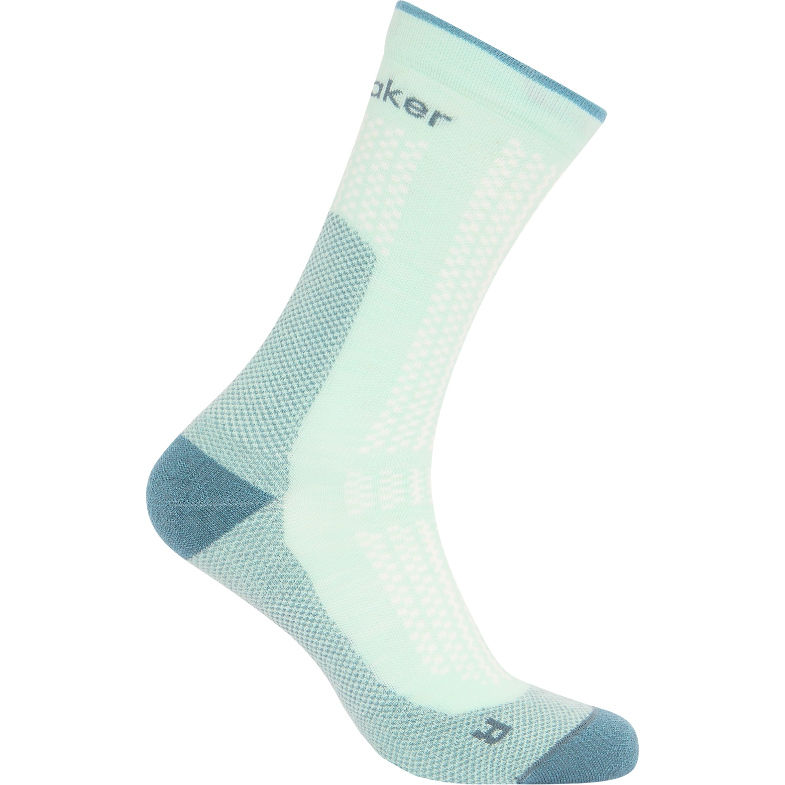 Produktbild von Icebreaker Merino Hike+ Ultralight Crew Socken Herren - Mint/Blue Ash