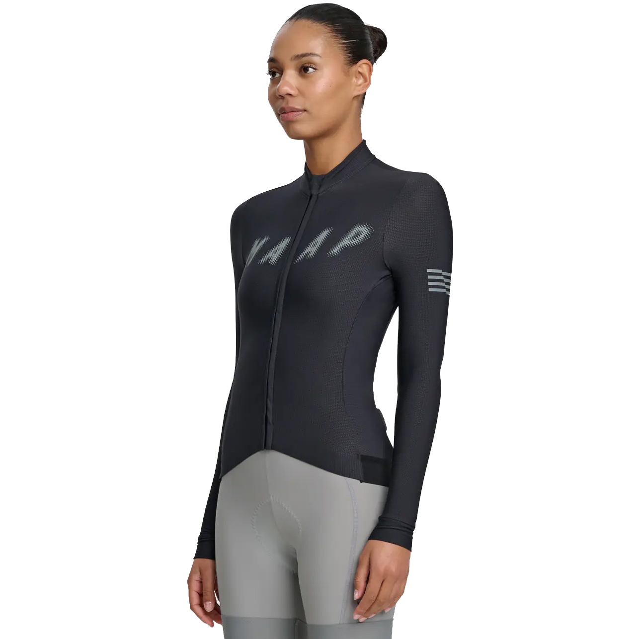 Picture of MAAP Halftone Thermal Pro Long Sleeve Jersey Women - black