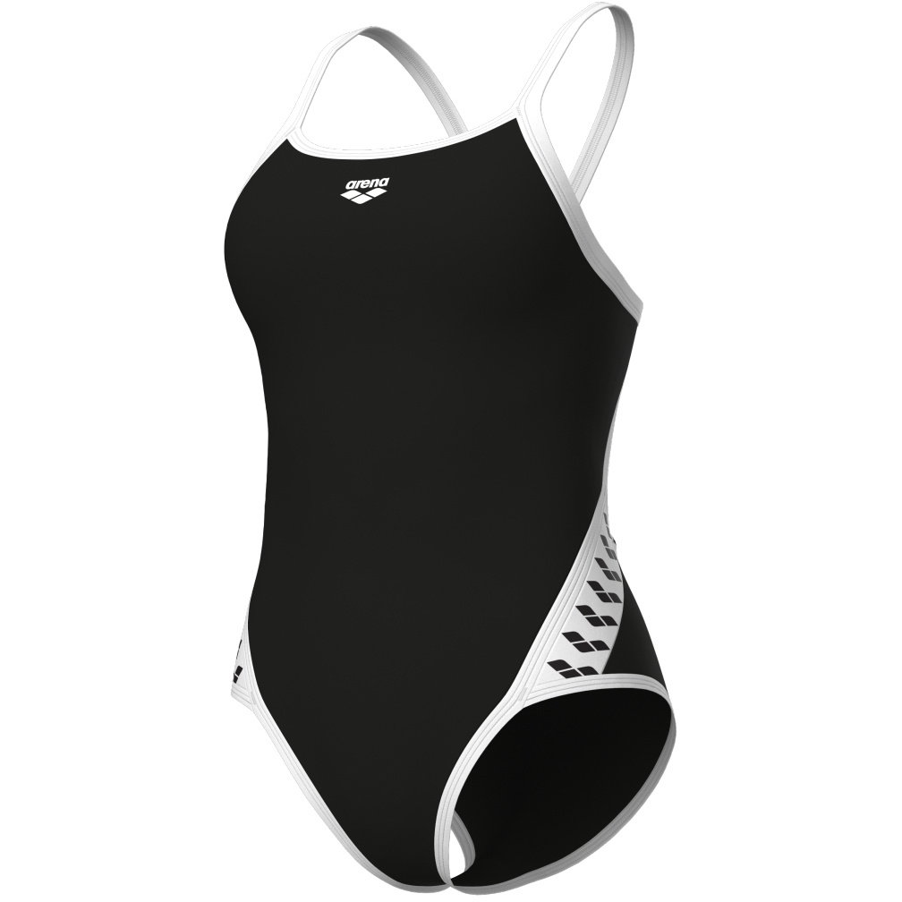 Picture of arena Performance Icons Solid Super Fly Back Swimsuit Women - Black/White