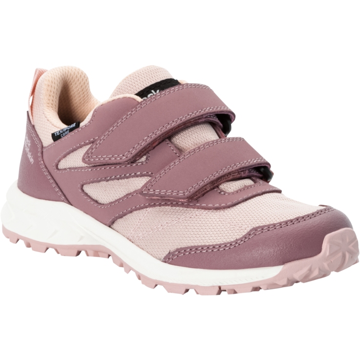 Picture of Jack Wolfskin Woodland Texapore Low VC Hiking Shoes Kids - ash mauve
