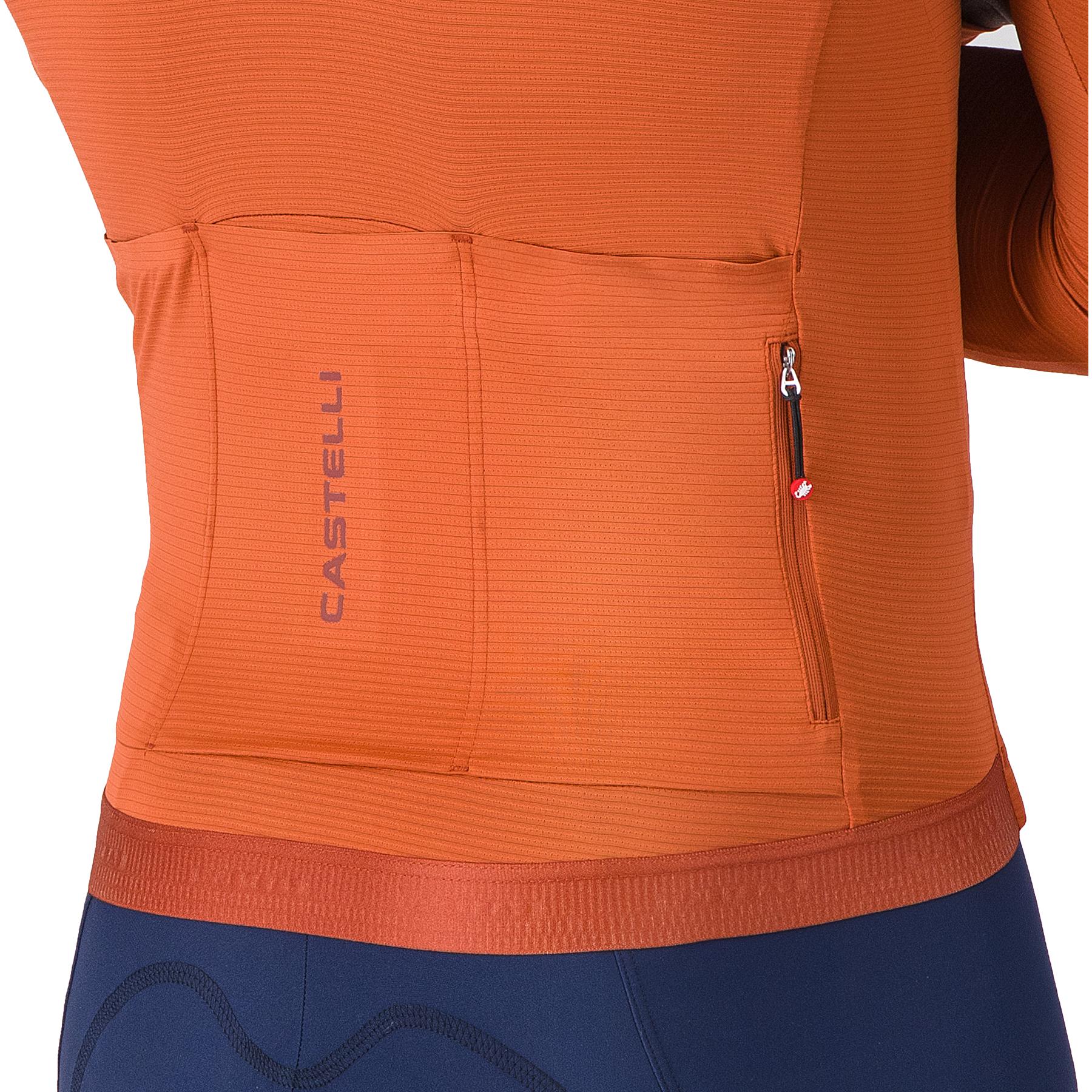 Castelli 4522007-613 Unltd STERRATO Jrsy Maglia Lunga Spice