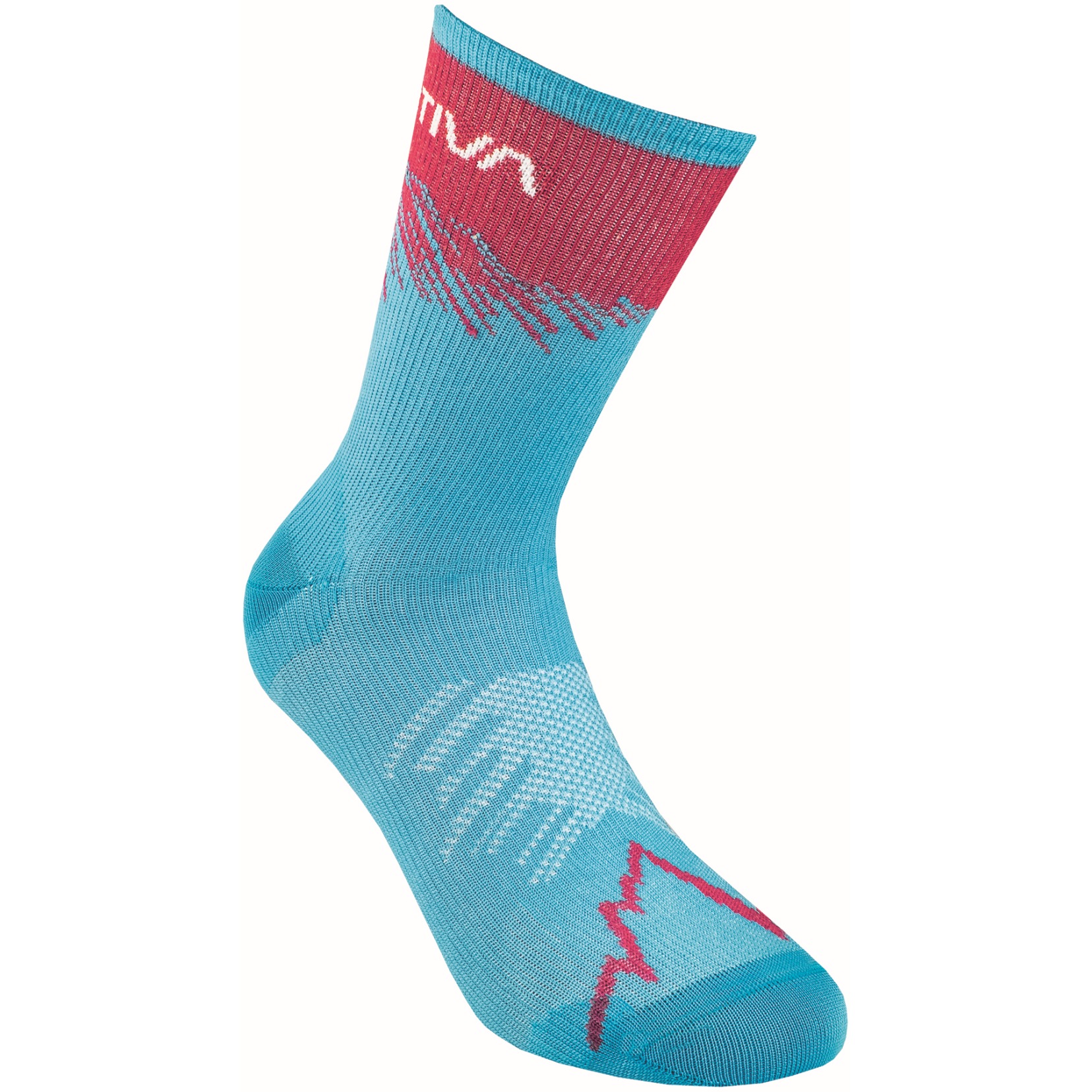 Produktbild von La Sportiva Sky Socken - Malibu Blue/Hibiscus
