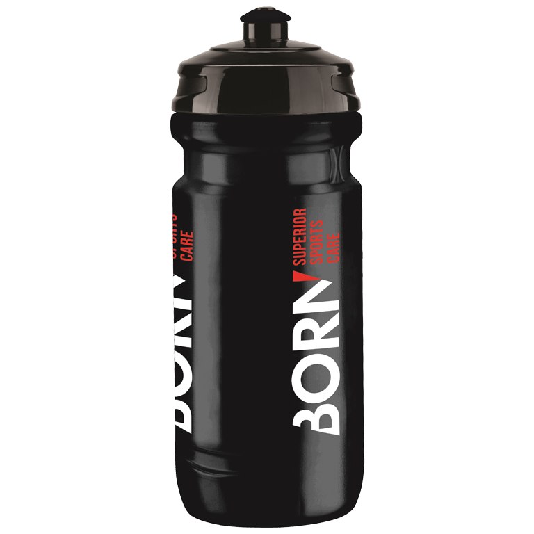 Productfoto van BORN Shiva Biodegradable Fietsfles 600ml - zwart