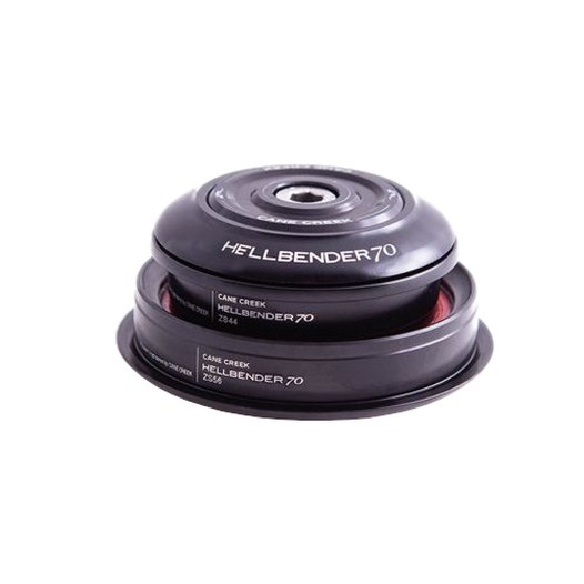 Image of Cane Creek Hellbender 70 Short Cover Complete Headset - Tapered - ZS44/28.6/H8 | ZS56/40 - black