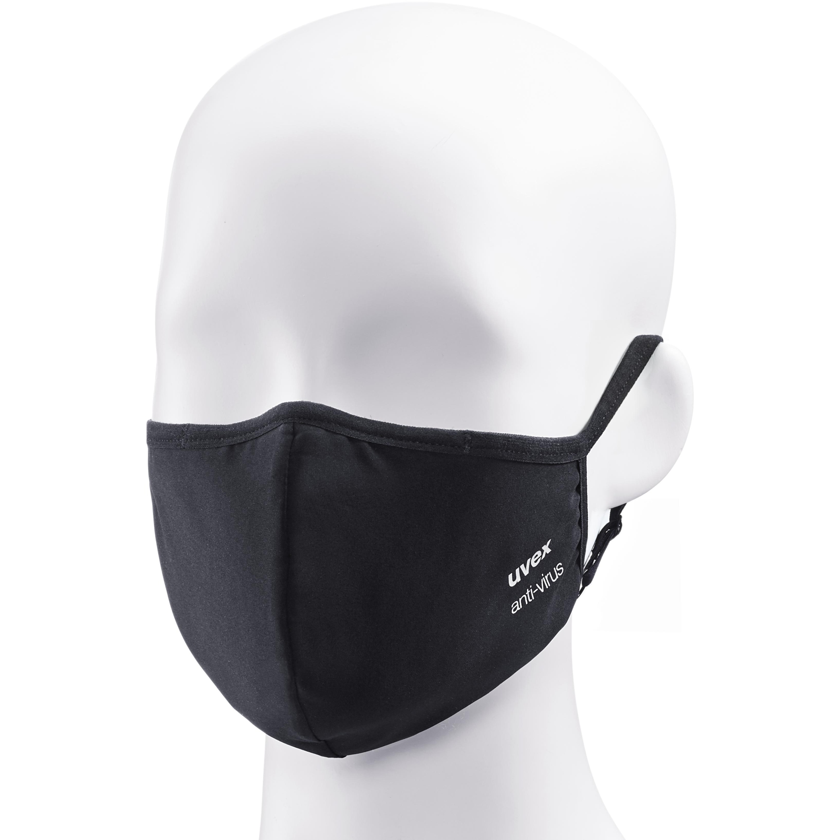 Produktbild von Uvex anti-virus Mund-Nasen-Maske - schwarz