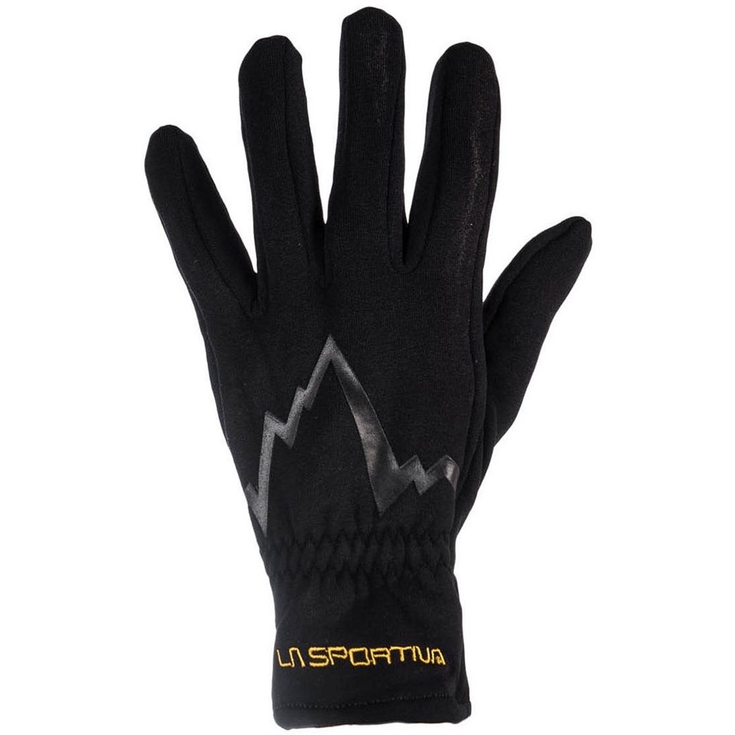 Picture of La Sportiva Stretch Gloves - Black/Yellow