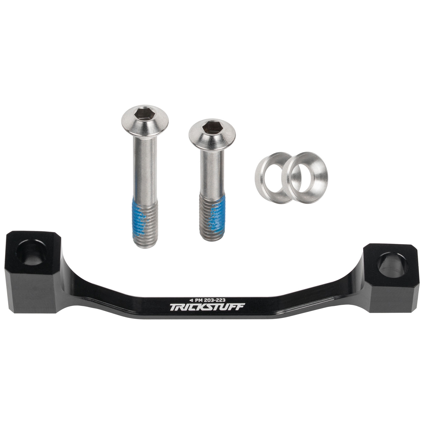 Produktbild von Trickstuff Bremssatteladapter - Postmount | 203-223mm - schwarz