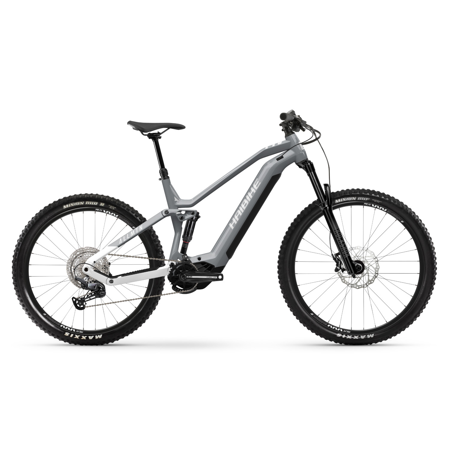 Picture of Haibike ALLMTN 3 i720Wh - 29&quot;/27.5&quot; Electric Mountain Bike - 2023 - gloss silver white