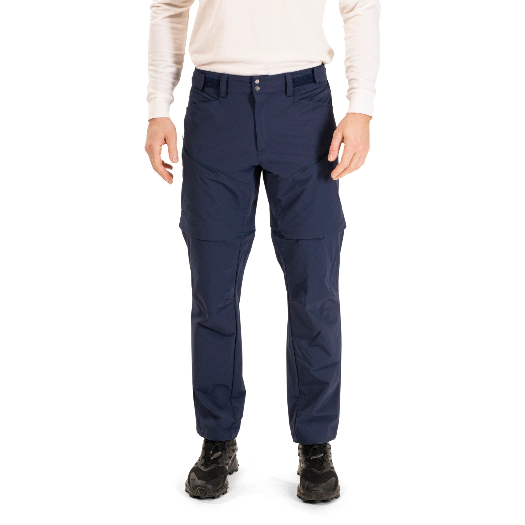 Productfoto van Bergans Convertible Zip-Off Softshell-Broek Heren - navy blue