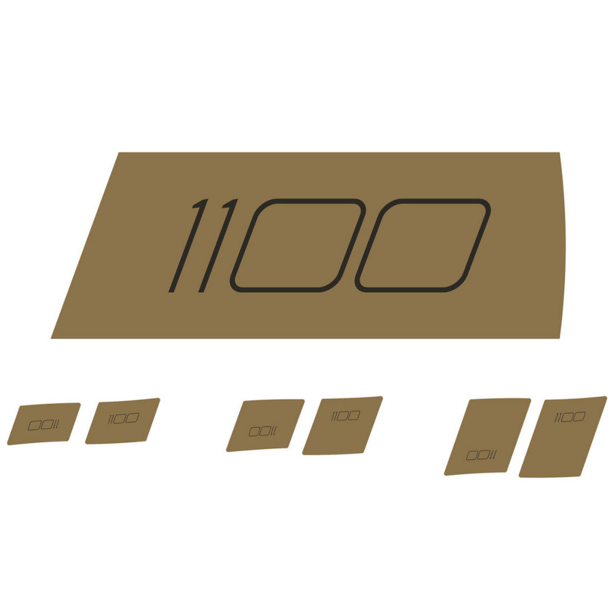 Produktbild von DT Swiss Aufkleberset ARC 1100 db Disc - WRS10036120S - gold