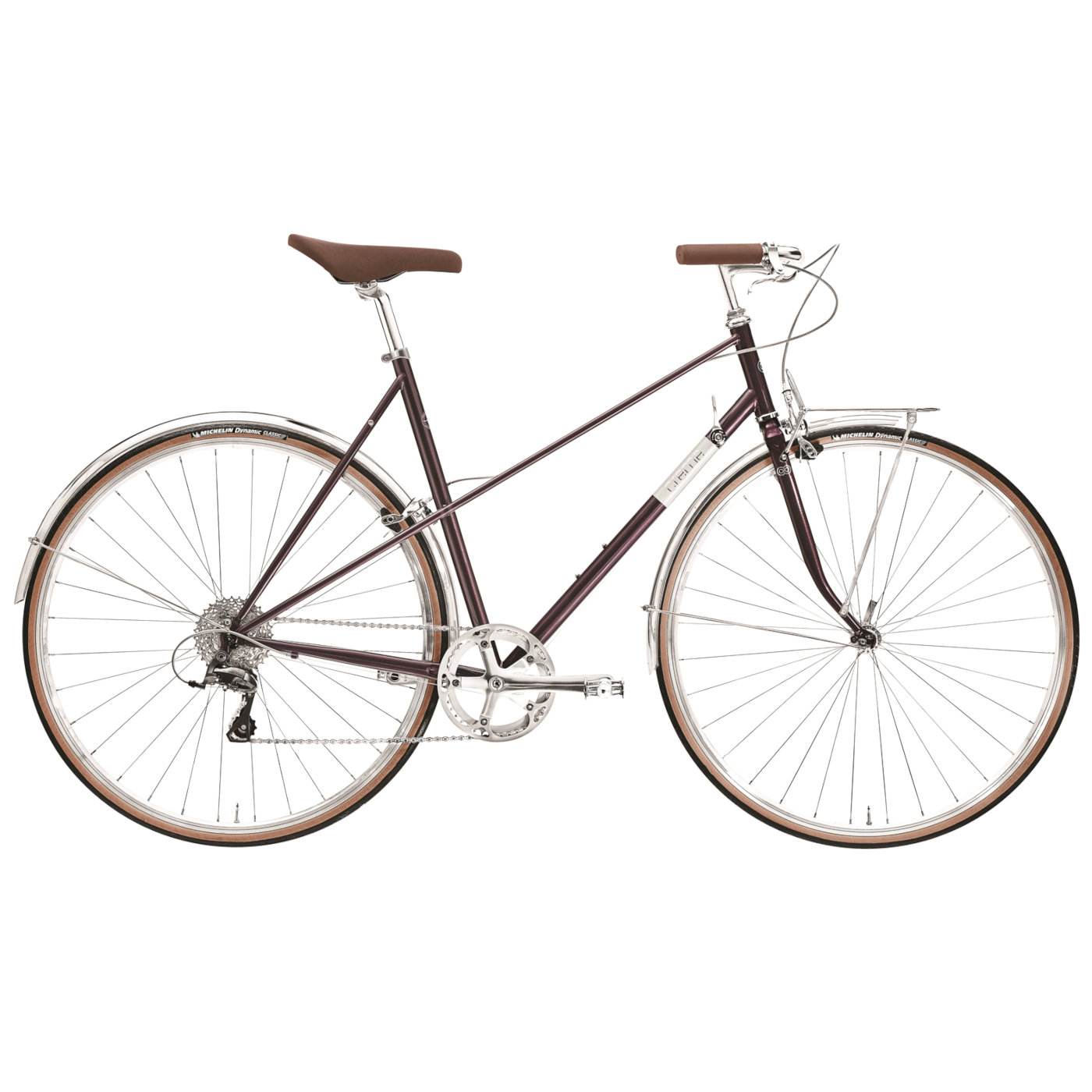 Productfoto van Creme Cycles ECHO Mixte Uno City - Women Citybike - 2023 - pinot noir