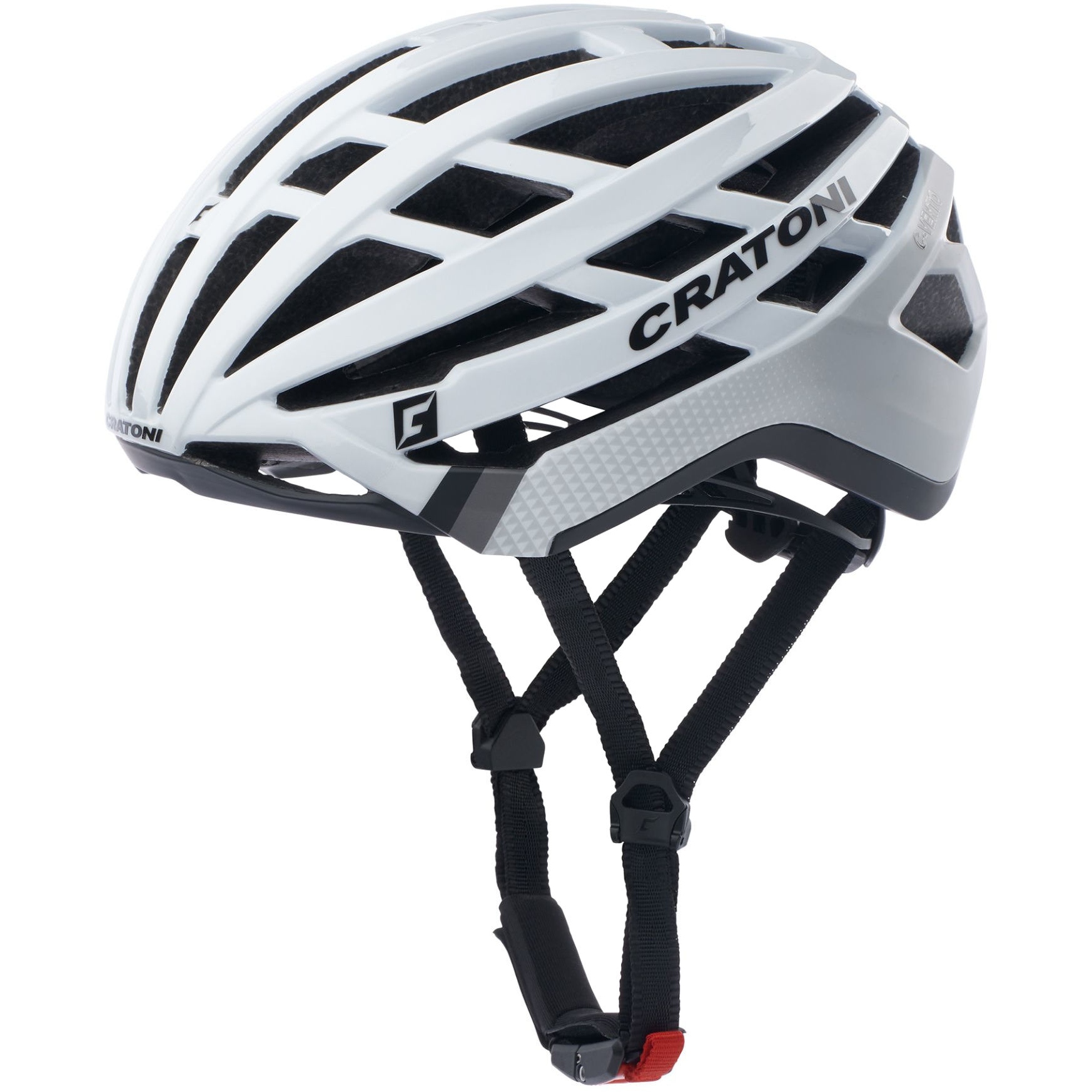 Image of CRATONI C-Vento Helmet - white-black matt