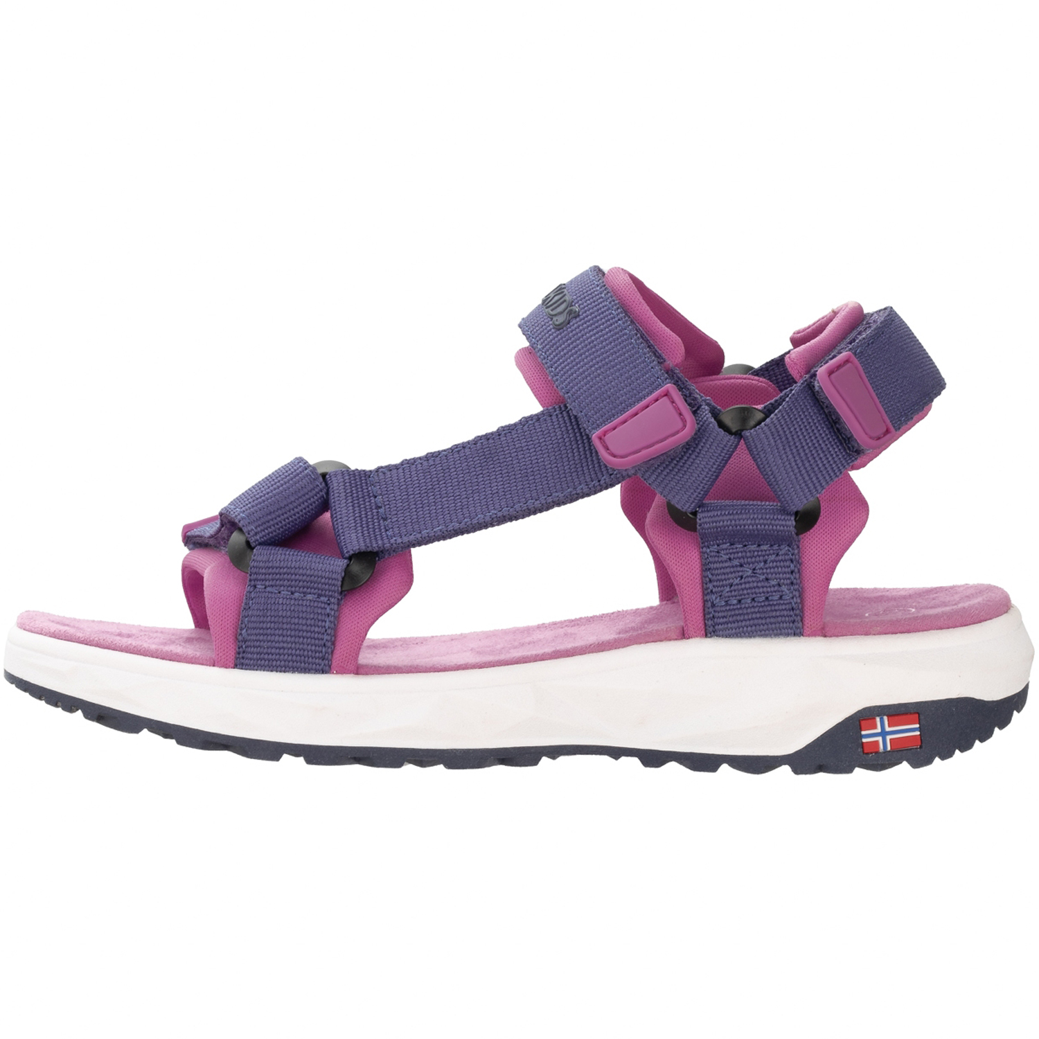 Produktbild von Trollkids Lysefjord Sandalen Kinder - violet blue/navy/mallow pink