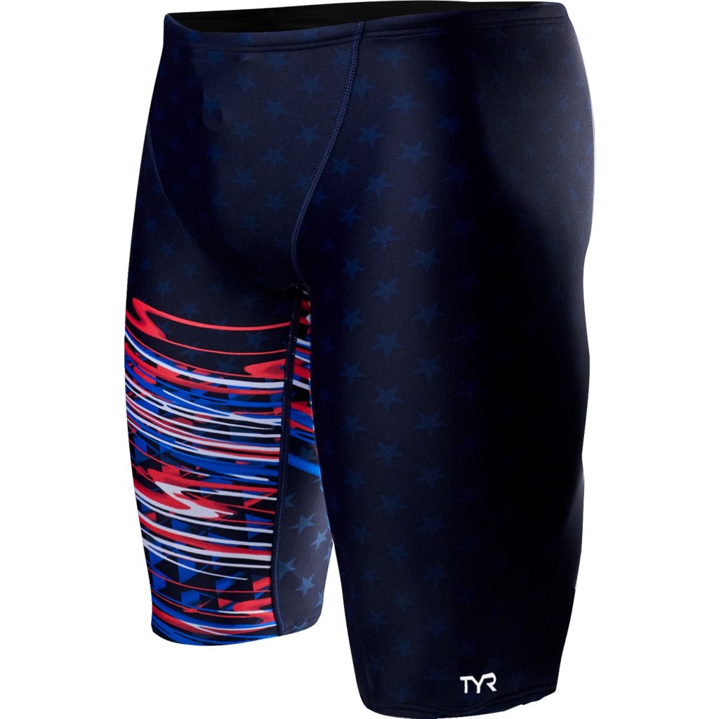 Photo produit de TYR Victorious All Over Jammer - red/white/blue