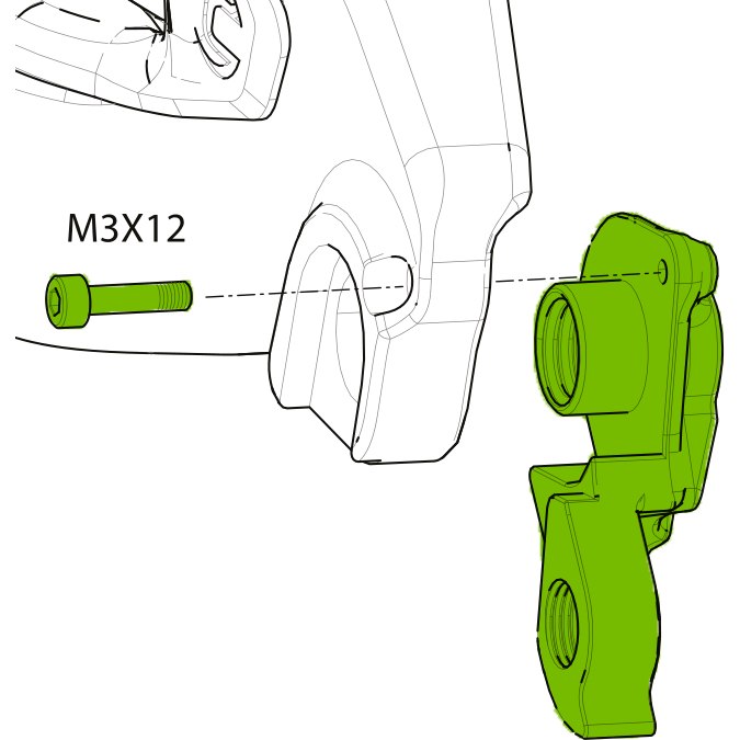 Picture of Cannondale CK3257U00OS Derailleur Hanger - Jekyll/Trigger MY18