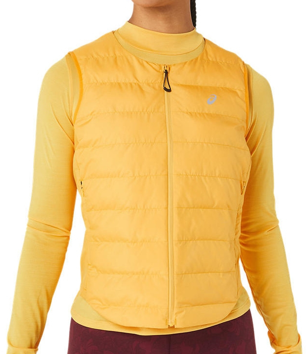 Picture of asics Runkoyo Padded Vest Women - tiger yellow