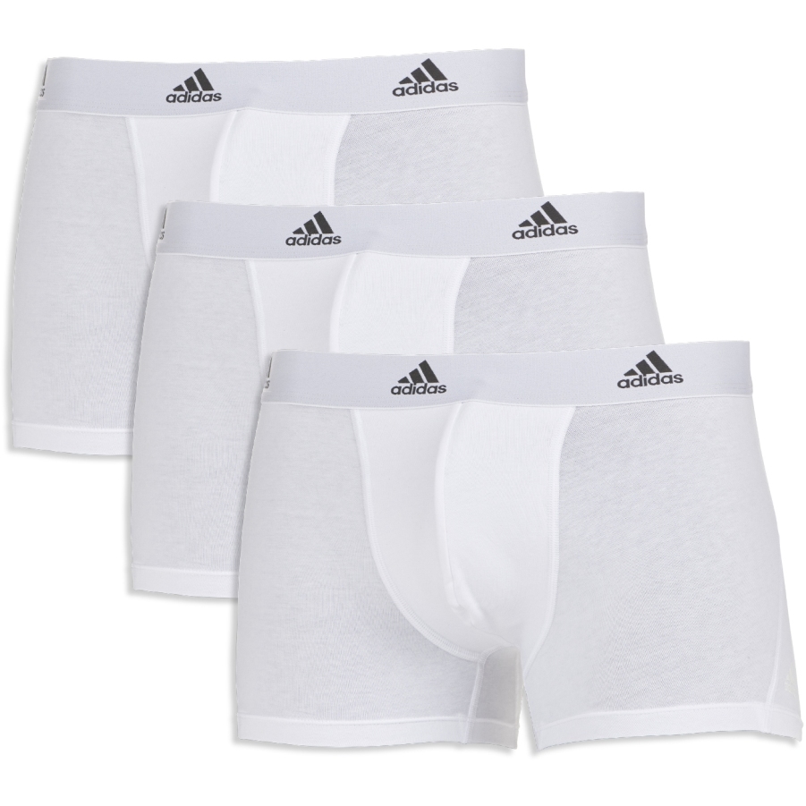 Siesta beskytte Seneste nyt adidas Sports Underwear Active Flex Cotton Trunk - 3 Pack - 100-white |  BIKE24