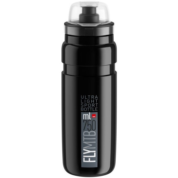 Produktbild von Elite Fly MTB Trinkflasche 750ml - schwarz/grau