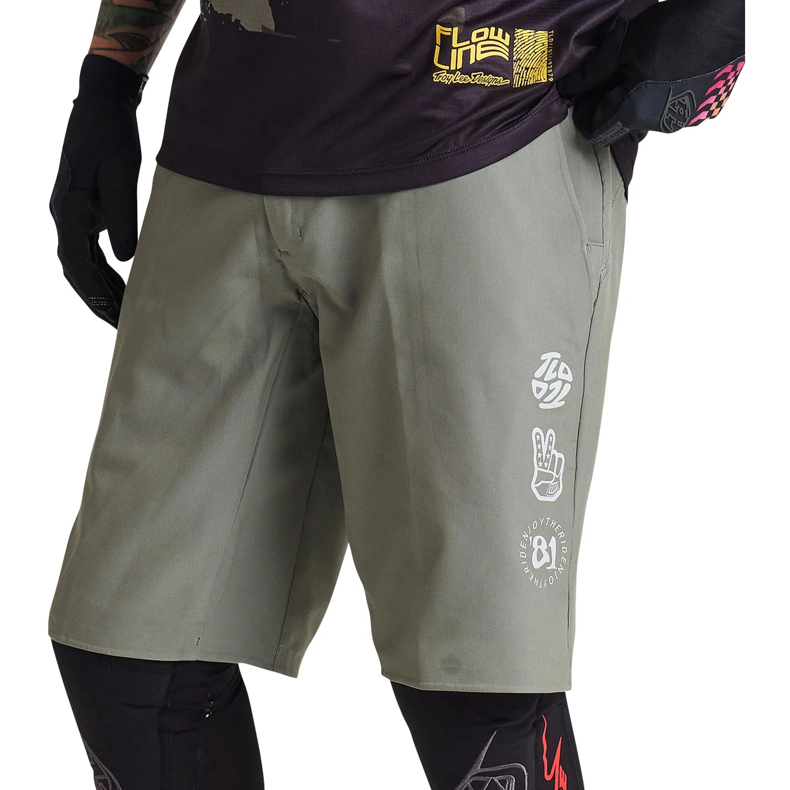 Troy Lee Designs Flowline Superlyte Shorts Men - Mono Olive
