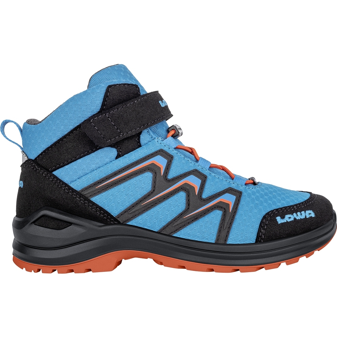 Picture of LOWA Maddox GTX Mid Junior Shoes Kids - blue/orange (Size 28-35)