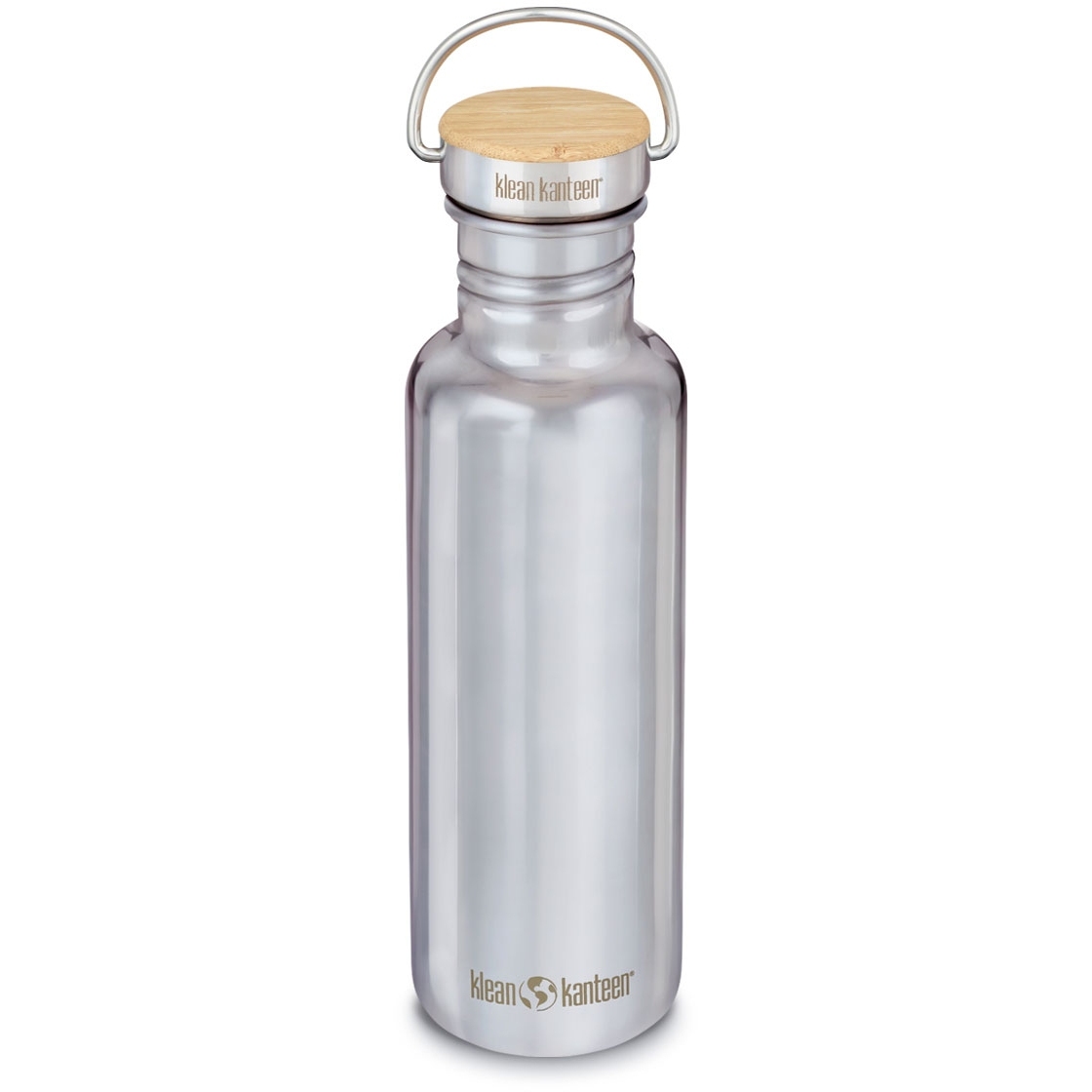 Picture of Klean Kanteen Reflect Bottle with Bamboo Cap 800ml - Mirrored Stainless