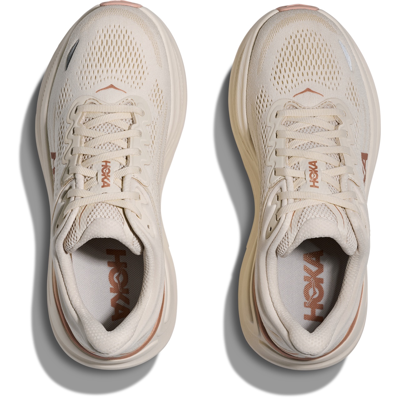 hoka one one white rose gold