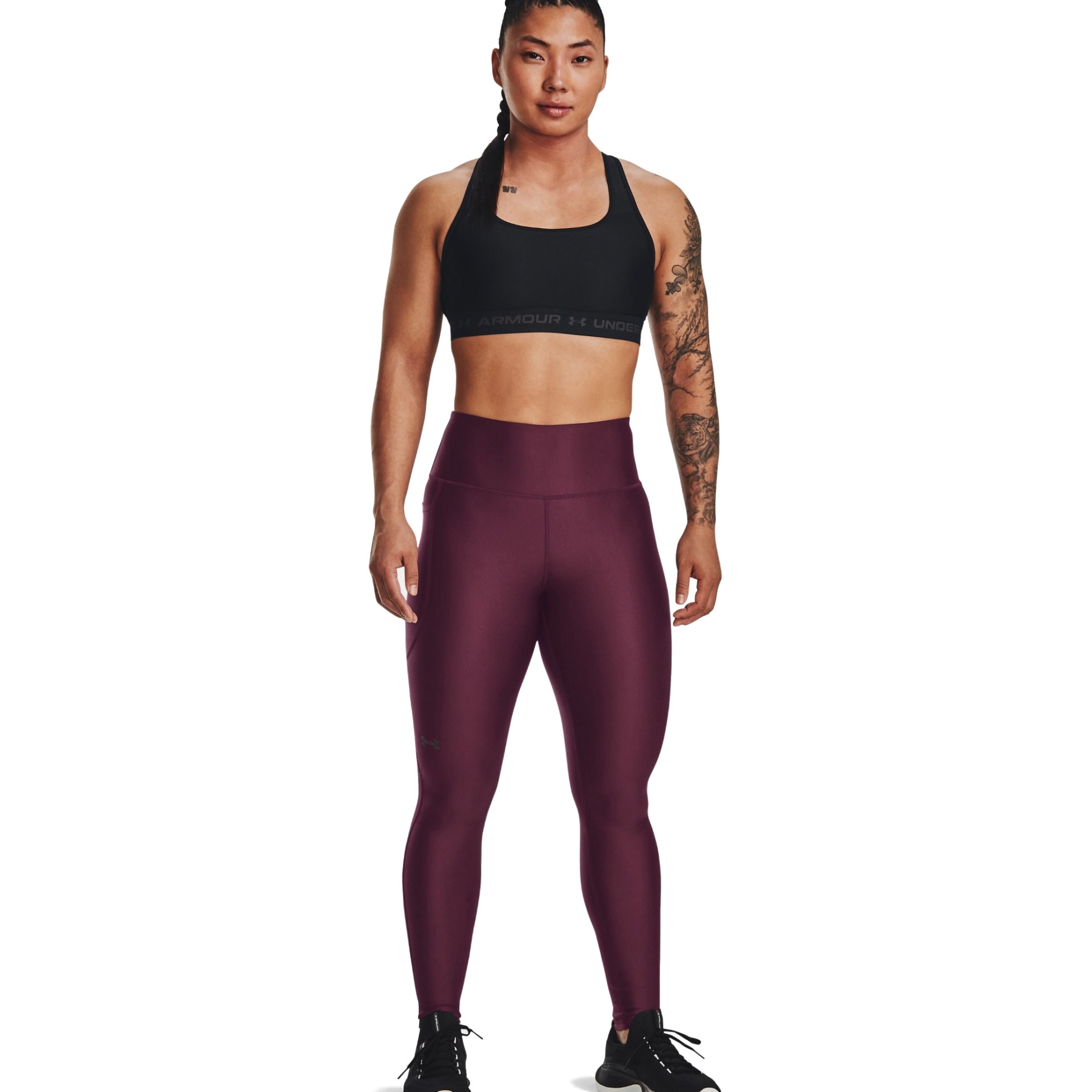 Under Armour HeatGear Womens 7/8 Training Tights - Purple – Start