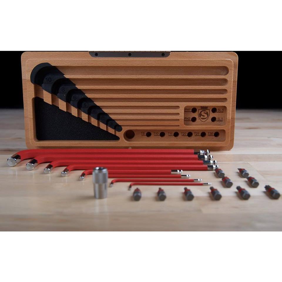 SILCA HX-1 Innensechskantschlüssel-Kit 19-teilig in Holz-Box | BIKE24