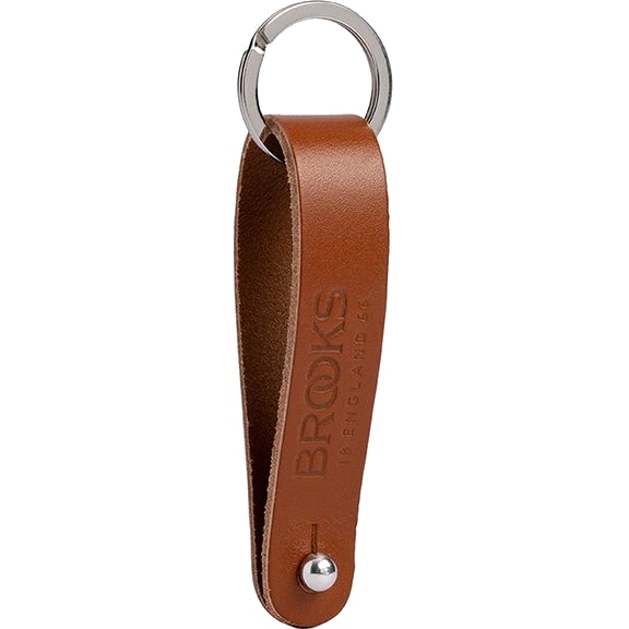 Picture of Brooks Leather Hub Shiner &amp; Key Chain - honey