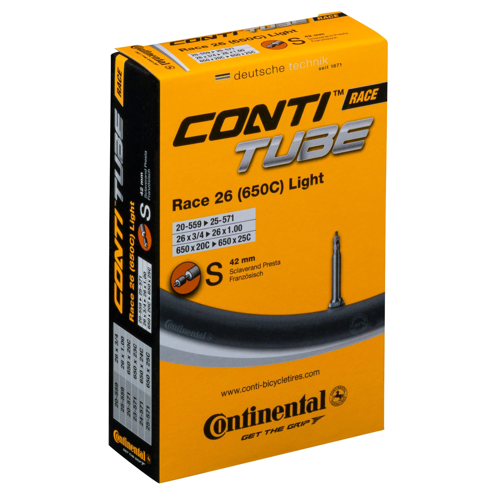 Produktbild von Continental Race 26 Light Schlauch