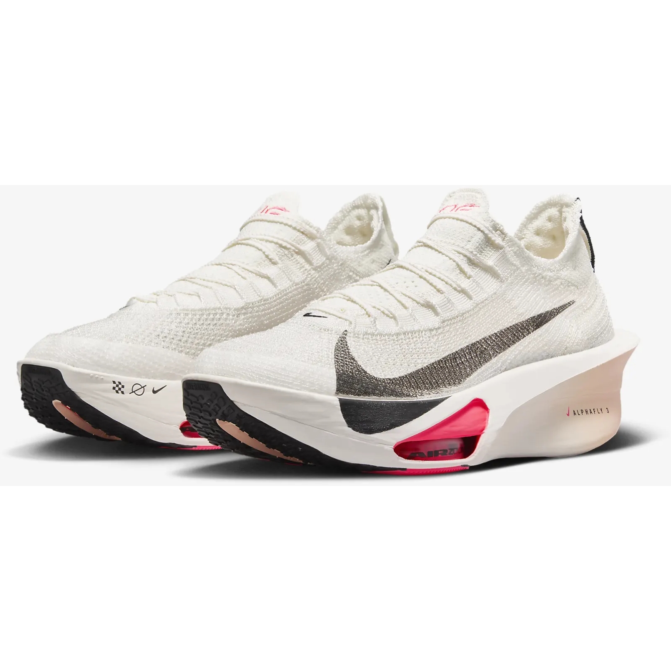 Nike Air Zoom Alphafly 3 StraBenlaufschuhe Herren sail crimson tint guava ice black FD8311 103