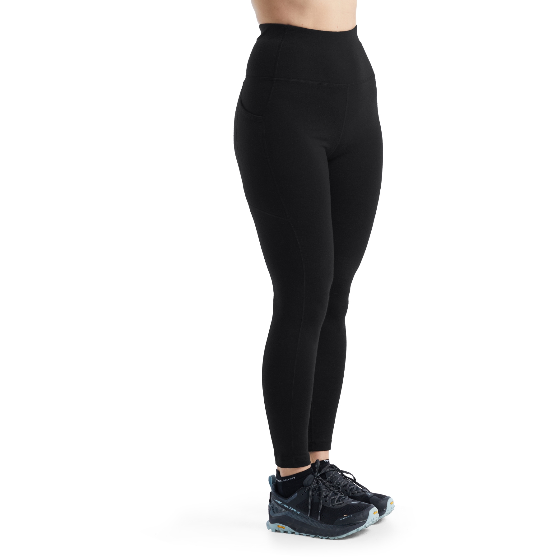 Picture of Icebreaker Women&#039;s Fastray High Rise Tights - Black