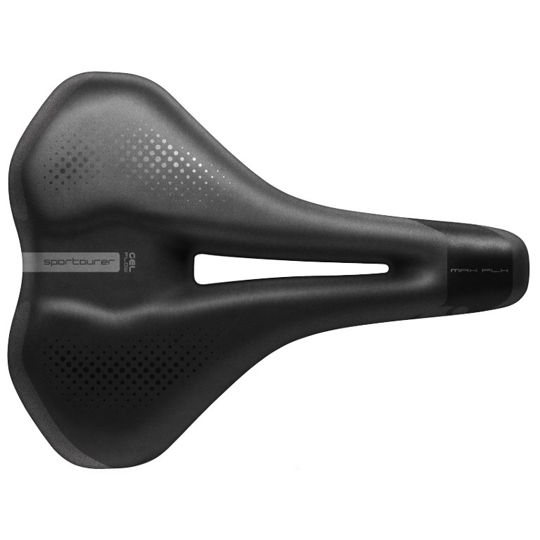 Productfoto van Sportourer MAX FLX Gel Flow Hi-Viz Saddle - black