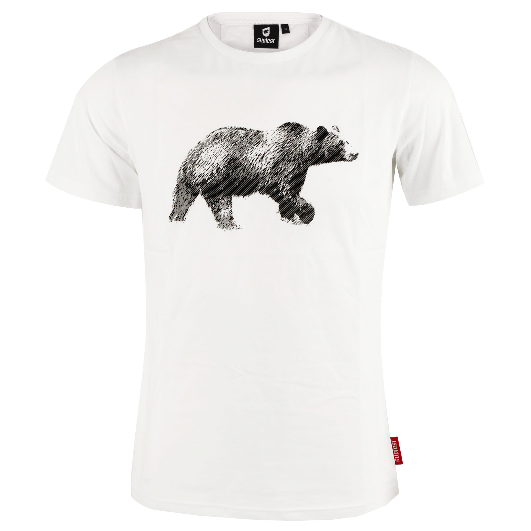 Produktbild von Suplest Bear T-Shirt - weiß 05.055.