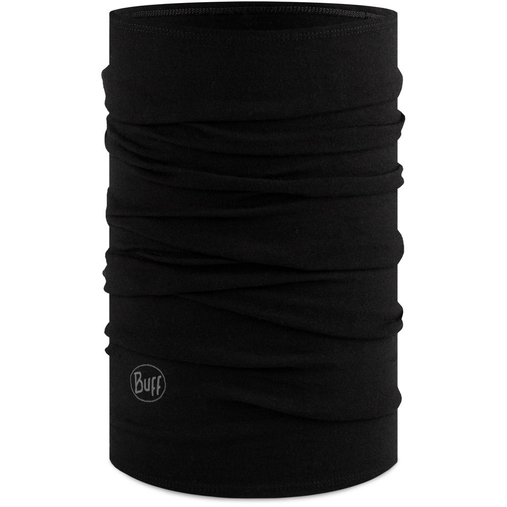 Productfoto van Buff® Midweight Merinowolle Multifunctionele Doek - Solid Black