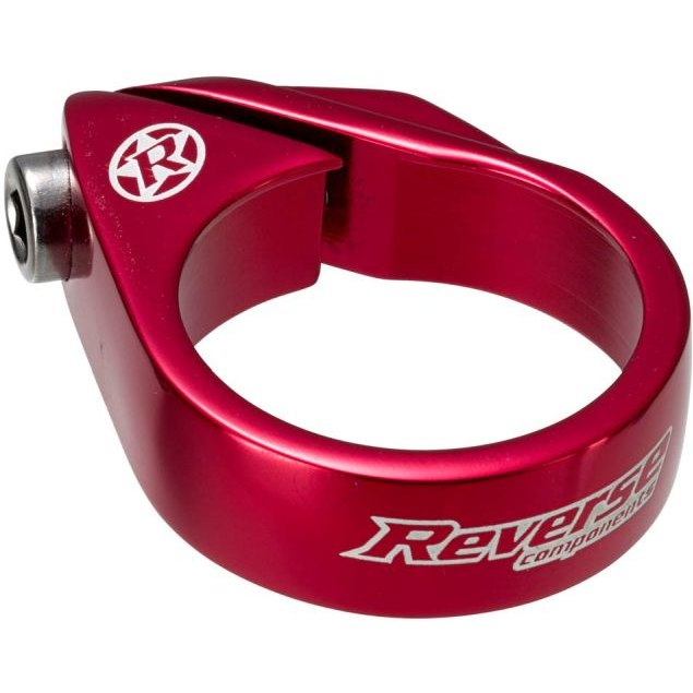 Productfoto van Reverse Components Bolt 34.9mm Seat Clamp - red
