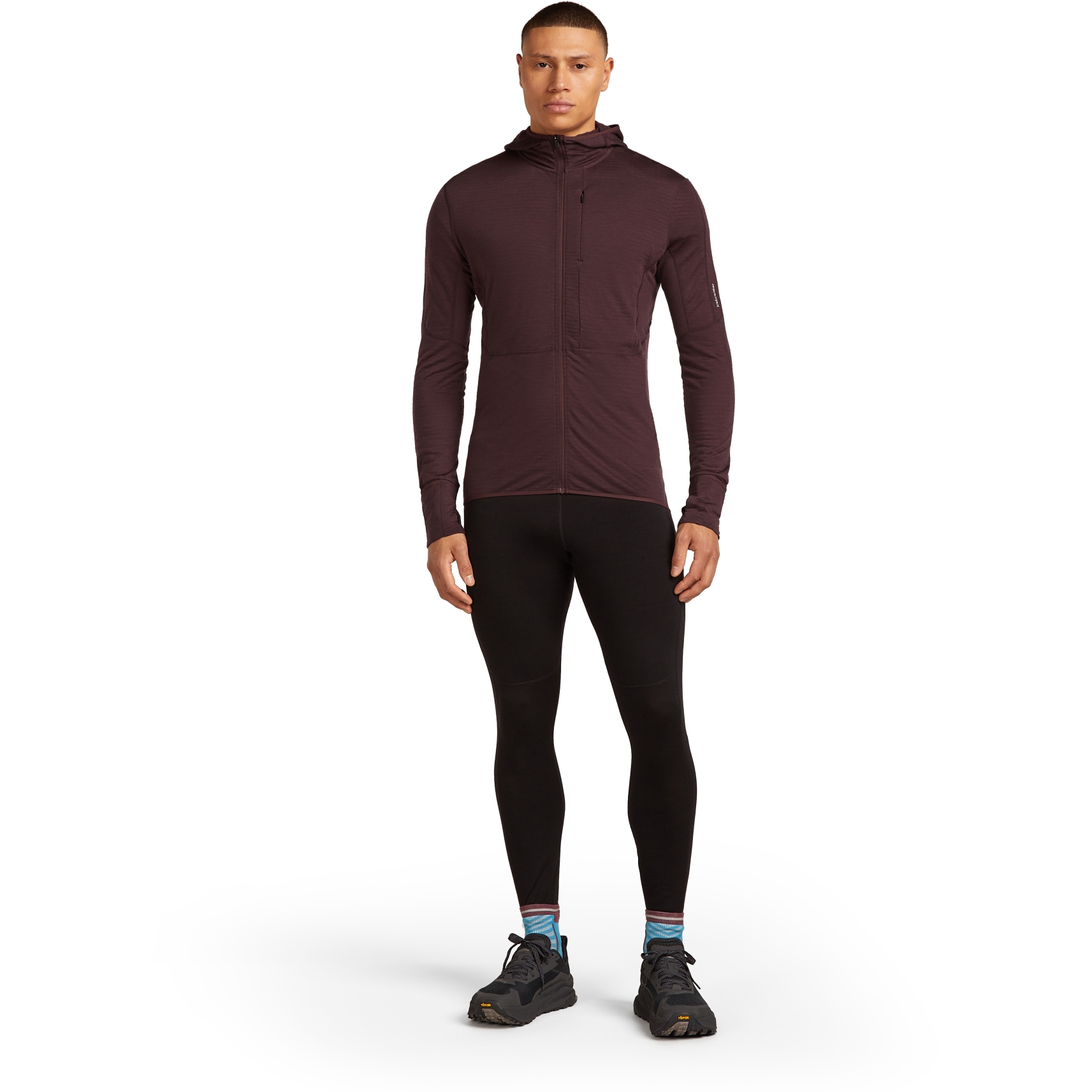 Icebreaker Merino 200 Realfleece™ Descender Long Sleeve Zip Hoodie