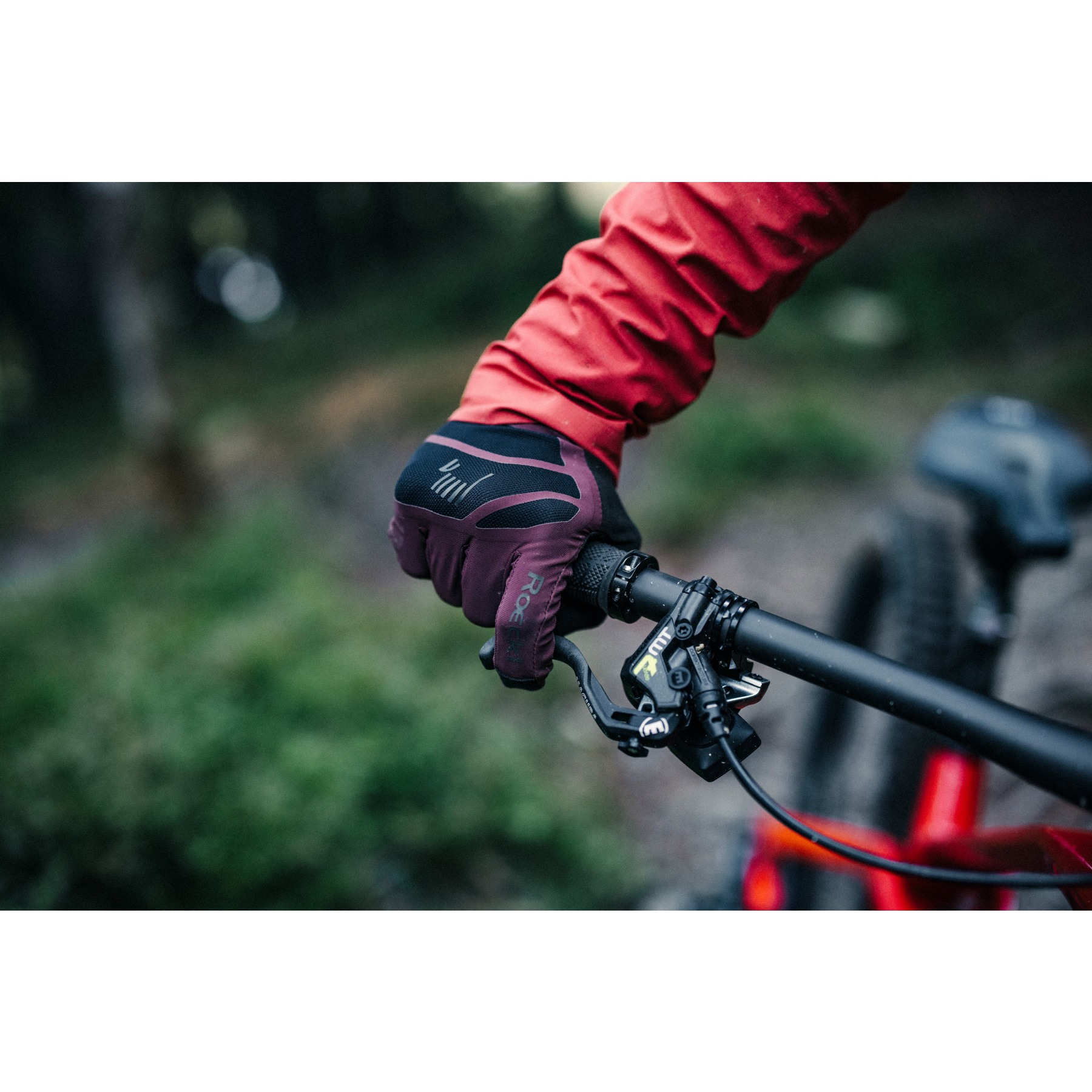 Green mtb gloves hot sale