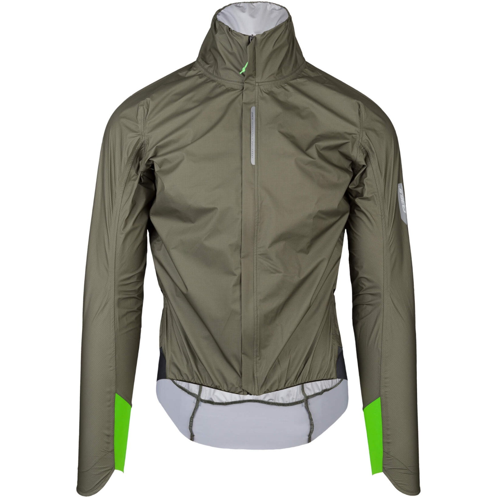 Image of Q36.5 R. Shell Protection X Cycling Rain Jacket - olive green